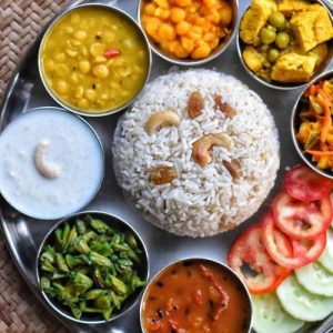 Veg thali (Nepali or Indian)