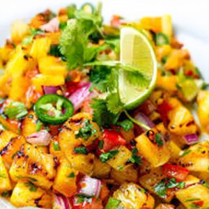 Spicy Pineapple chaat